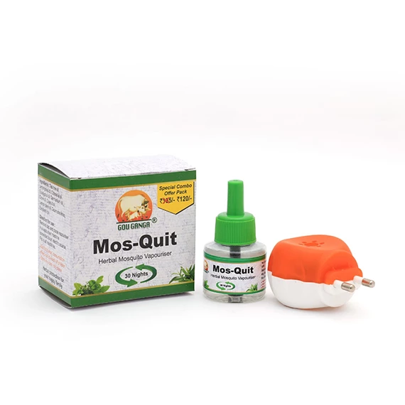 Mos-Quit Herbal Mosquito Vapouriser  (Combo pack) Refil + Machine